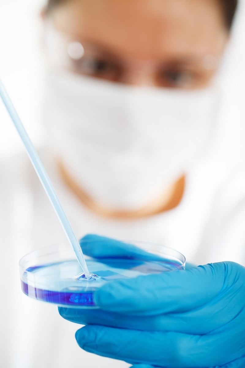 Scientist conducting research